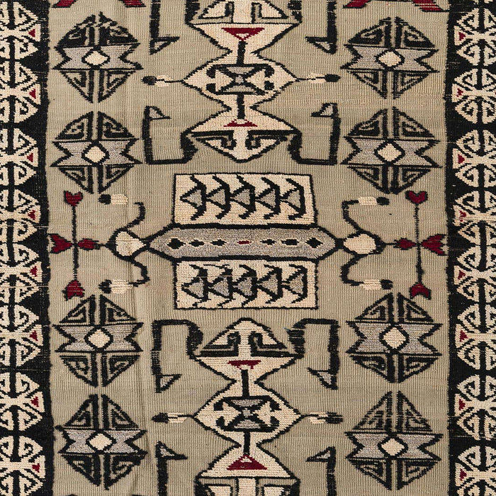 Abstract Brown Modern Rug, abs5012