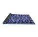 Sideview of Abstract Blue Modern Rug, abs5012blu