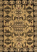 Abstract Brown Modern Rug, abs5012brn