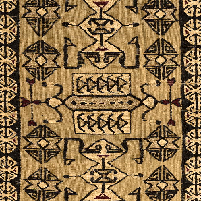 Abstract Brown Modern Rug, abs5012brn