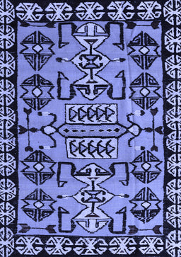 Abstract Blue Modern Rug, abs5012blu