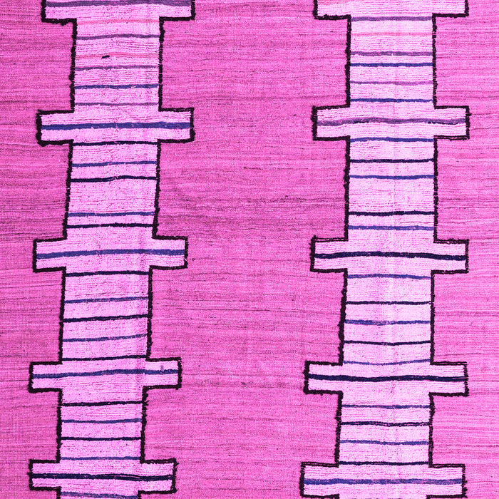 Machine Washable Abstract Pink Modern Rug, wshabs5013pnk