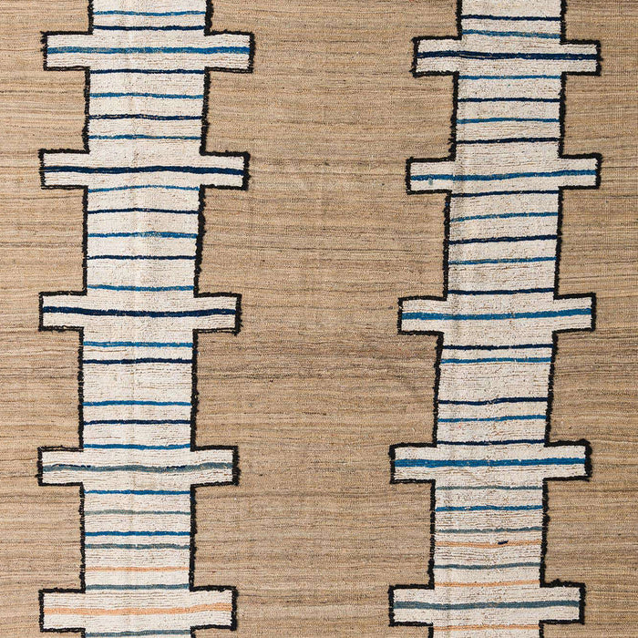 Machine Washable Abstract Brown Rug, wshabs5013