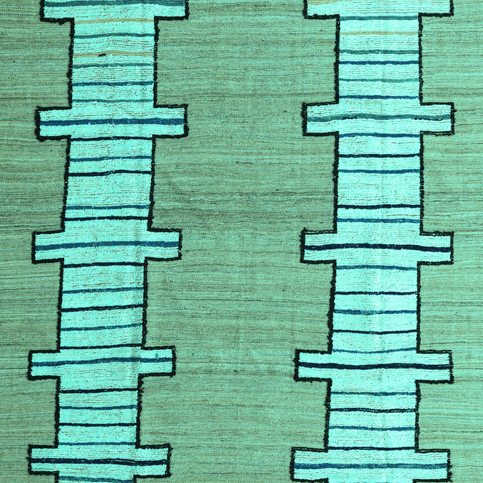 Abstract Turquoise Modern Rug, abs5013turq