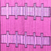 Square Abstract Pink Modern Rug, abs5013pnk