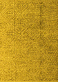 Oriental Yellow Modern Rug, abs5014yw