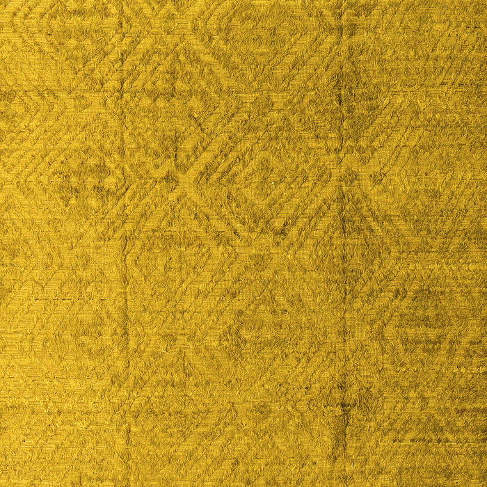 Machine Washable Oriental Yellow Modern Rug, wshabs5014yw