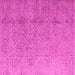 Square Oriental Pink Modern Rug, abs5014pnk