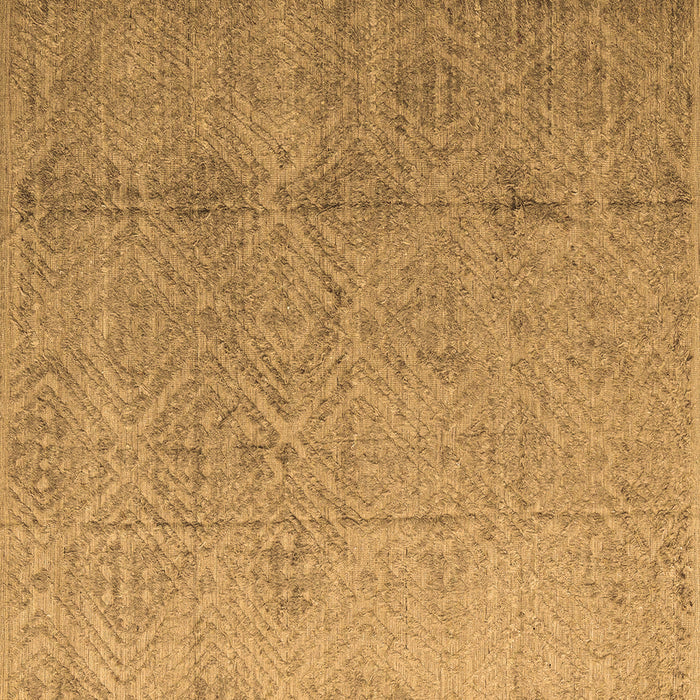 Square Oriental Brown Modern Rug, abs5014brn