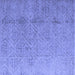 Square Oriental Blue Modern Rug, abs5014blu