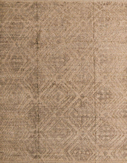 Abstract Gold Brown Oriental Rug, abs5014