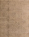 Abstract Gold Brown Oriental Rug, abs5014