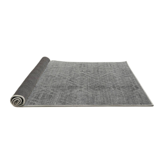 Sideview of Oriental Gray Modern Rug, abs5014gry