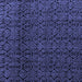 Square Oriental Blue Modern Rug, abs5015blu