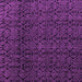 Square Machine Washable Oriental Purple Modern Area Rugs, wshabs5015pur