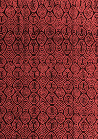 Oriental Red Modern Rug, abs5015red