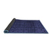 Sideview of Oriental Blue Modern Rug, abs5015blu