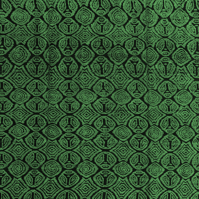 Square Oriental Emerald Green Modern Rug, abs5015emgrn