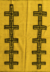 Oriental Yellow Modern Rug, abs5016yw