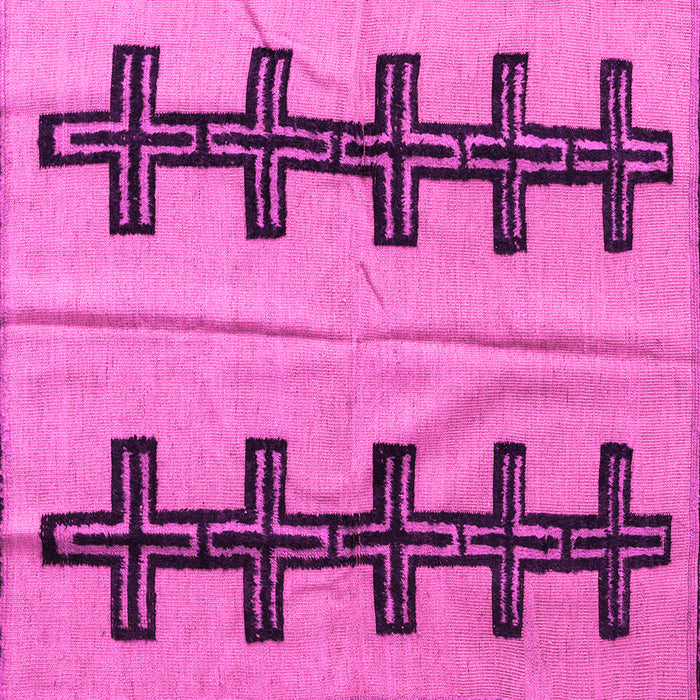 Square Oriental Pink Modern Rug, abs5016pnk