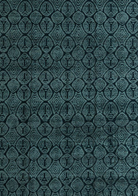 Oriental Light Blue Modern Rug, abs5017lblu