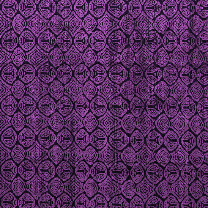 Square Machine Washable Oriental Purple Modern Area Rugs, wshabs5017pur