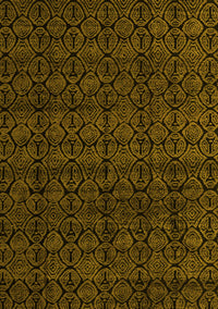 Oriental Yellow Modern Rug, abs5017yw