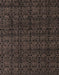 Machine Washable Abstract Brown Rug, wshabs5017