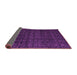 Sideview of Oriental Purple Modern Rug, abs5017pur