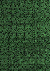 Oriental Emerald Green Modern Rug, abs5017emgrn