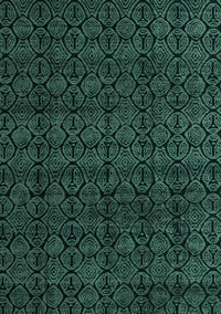 Oriental Turquoise Modern Rug, abs5017turq