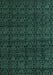 Oriental Turquoise Modern Rug, abs5017turq