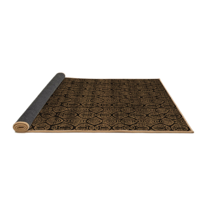 Sideview of Oriental Brown Modern Rug, abs5017brn