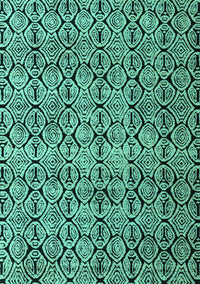 Oriental Turquoise Modern Rug, abs5018turq