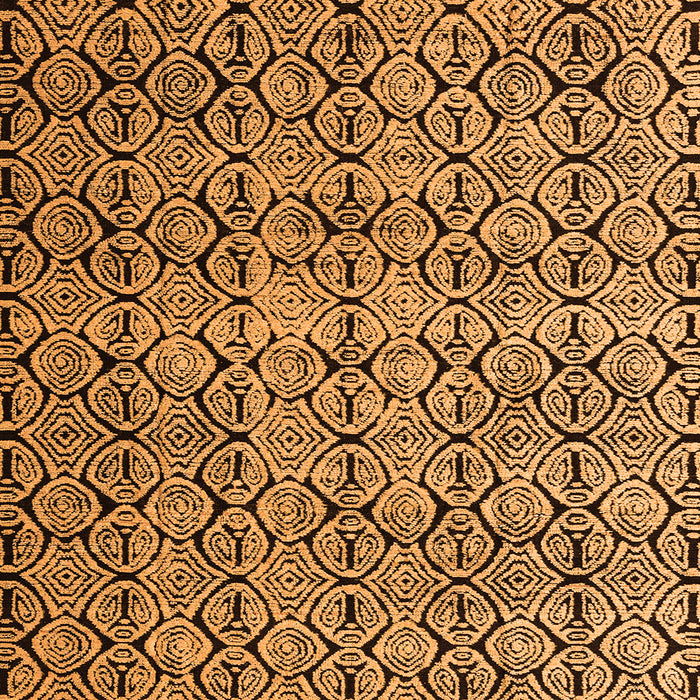 Square Machine Washable Oriental Orange Modern Area Rugs, wshabs5018org