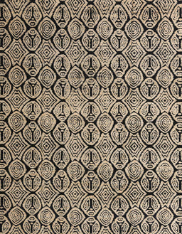 Abstract Burgundy Brown Oriental Rug, abs5018