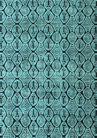 Oriental Light Blue Modern Rug, abs5018lblu