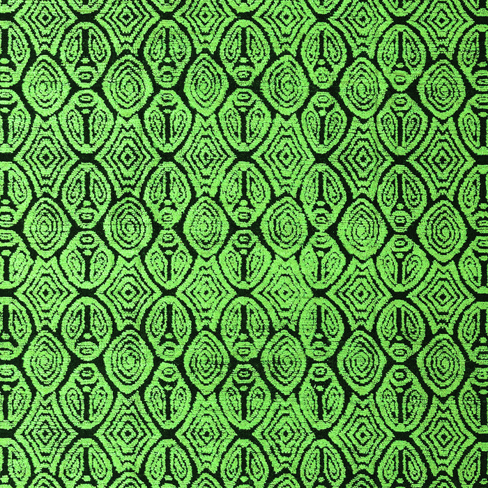 Machine Washable Oriental Green Modern Area Rugs, wshabs5018grn