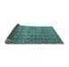 Sideview of Oriental Light Blue Modern Rug, abs5018lblu