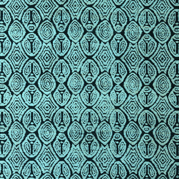 Machine Washable Oriental Light Blue Modern Rug, wshabs5018lblu