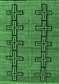 Oriental Emerald Green Modern Rug, abs5019emgrn