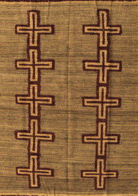 Oriental Brown Modern Rug, abs5019brn