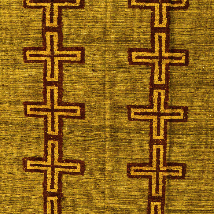 Oriental Yellow Modern Rug, abs5019yw