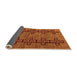 Sideview of Oriental Orange Modern Rug, abs5019org