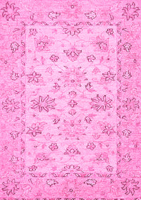 Oriental Pink Traditional Rug, abs501pnk