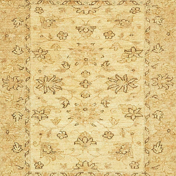 Machine Washable Abstract Yellow Rug, wshabs501