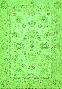 Oriental Green Traditional Rug, abs501grn