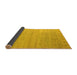 Sideview of Oriental Yellow Modern Rug, abs5020yw