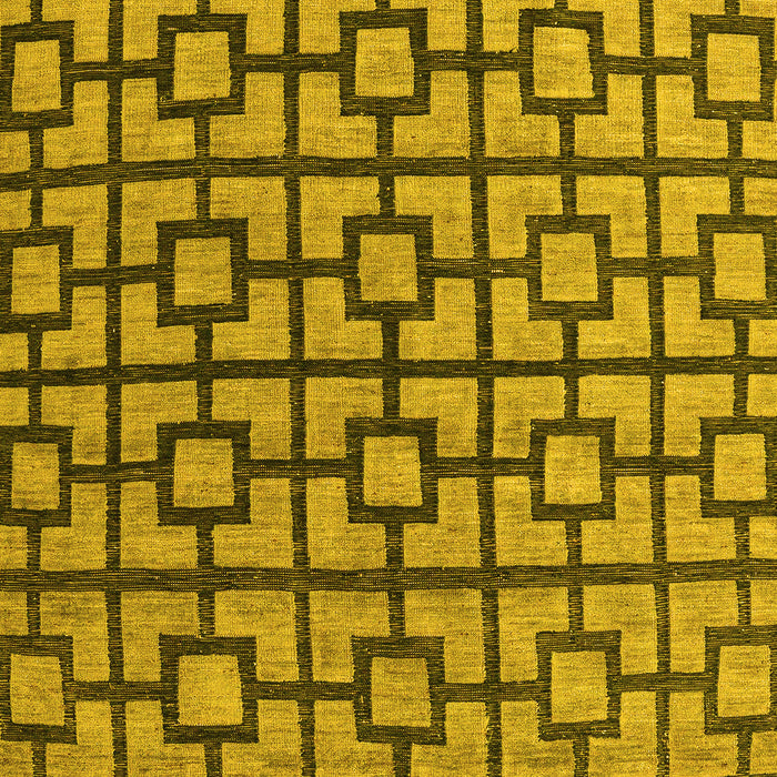 Oriental Yellow Modern Rug, abs5021yw