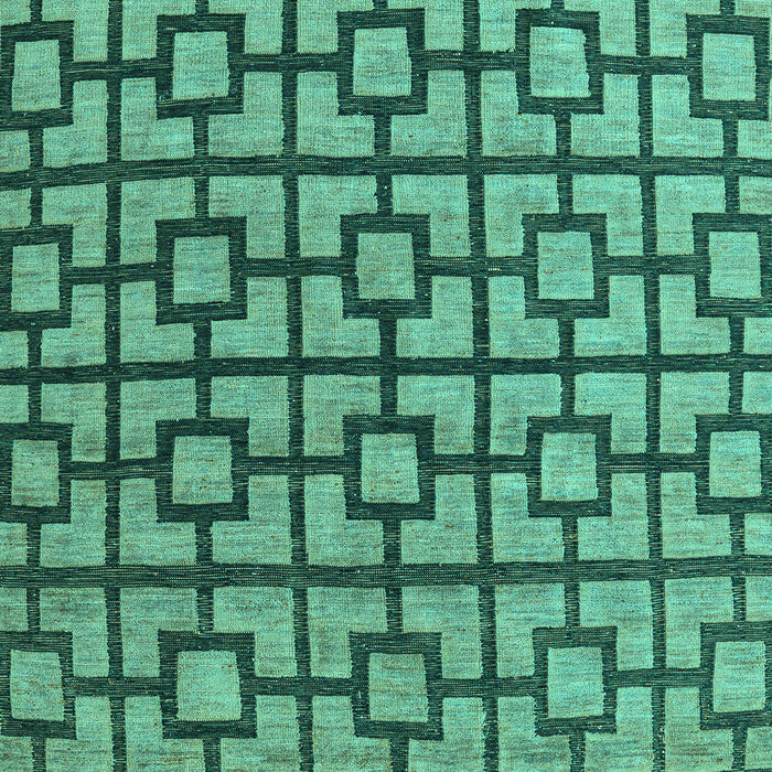Machine Washable Oriental Turquoise Modern Area Rugs, wshabs5021turq